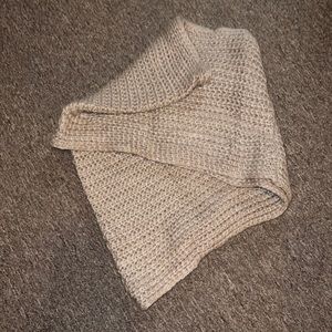 Oversized Sparkly Knit Infinity Scarf